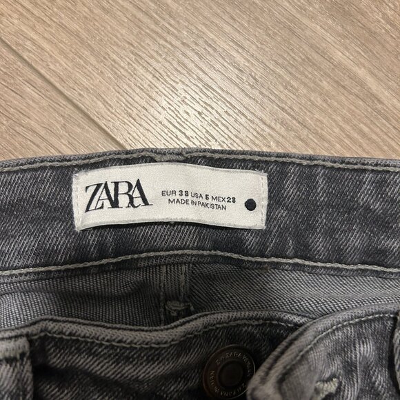 ZARA High Waisted Skinny Jeans Sz 6 - Picture 4 of 6